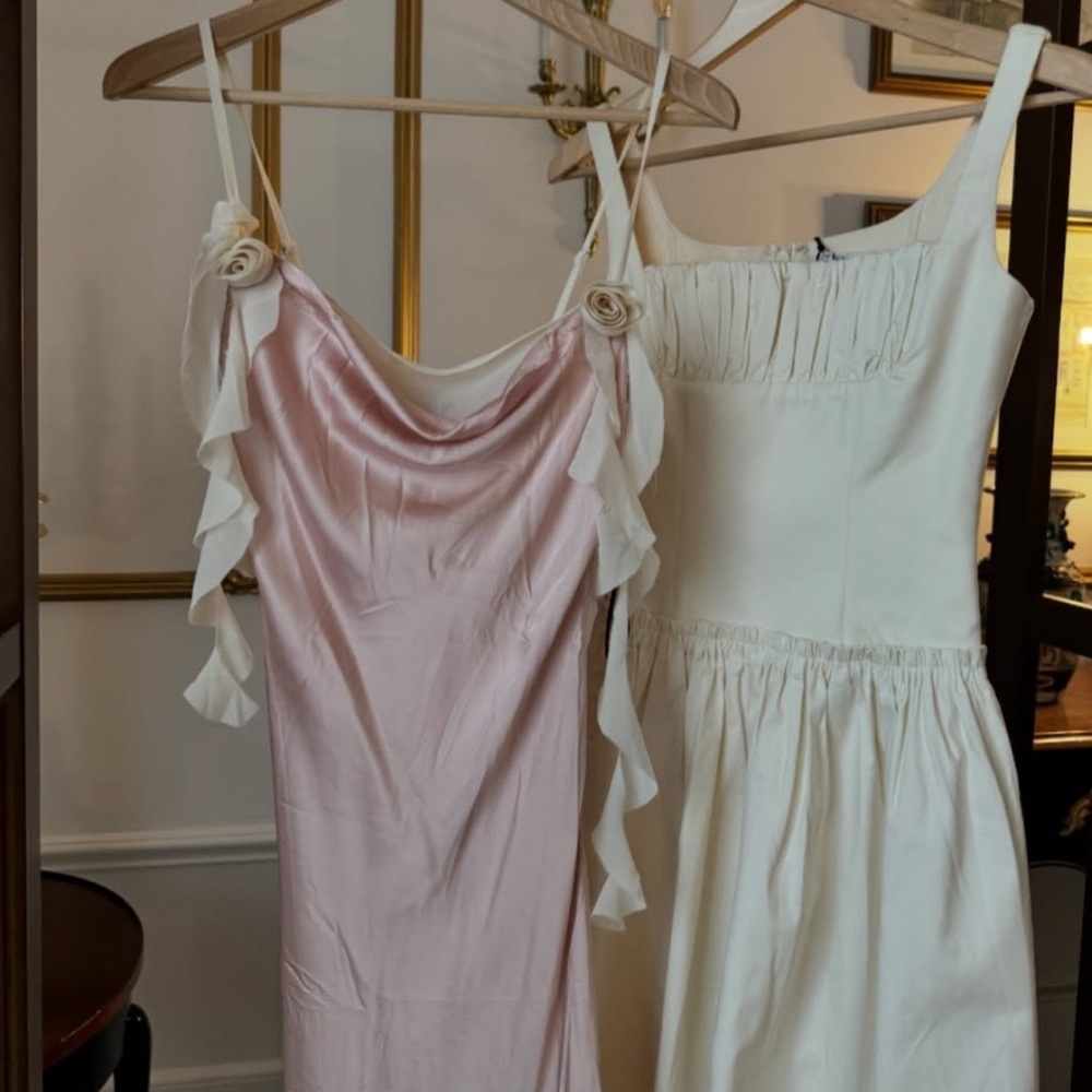 LOBA Soria Midi Dress in Blush